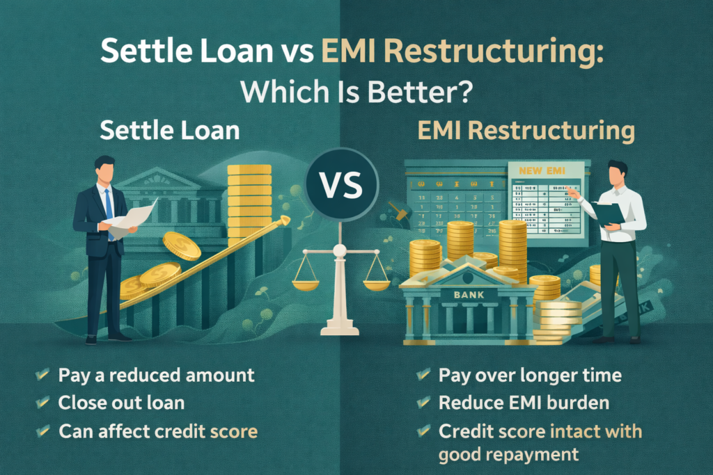 Settle Loan vs EMI Restructuring: Which Is Better?