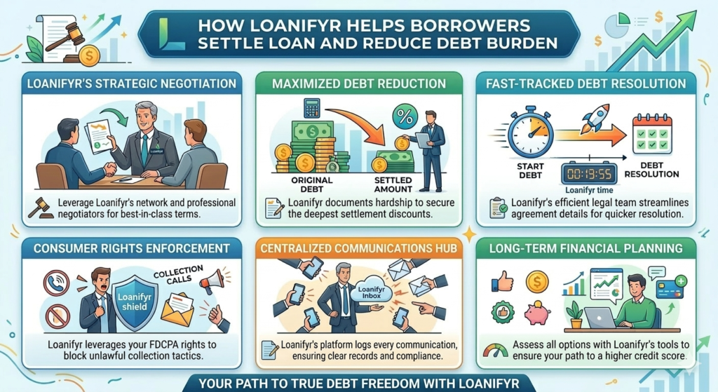 How Loanifyr Helps Borrowers Settle Loan and Reduce Debt Burden