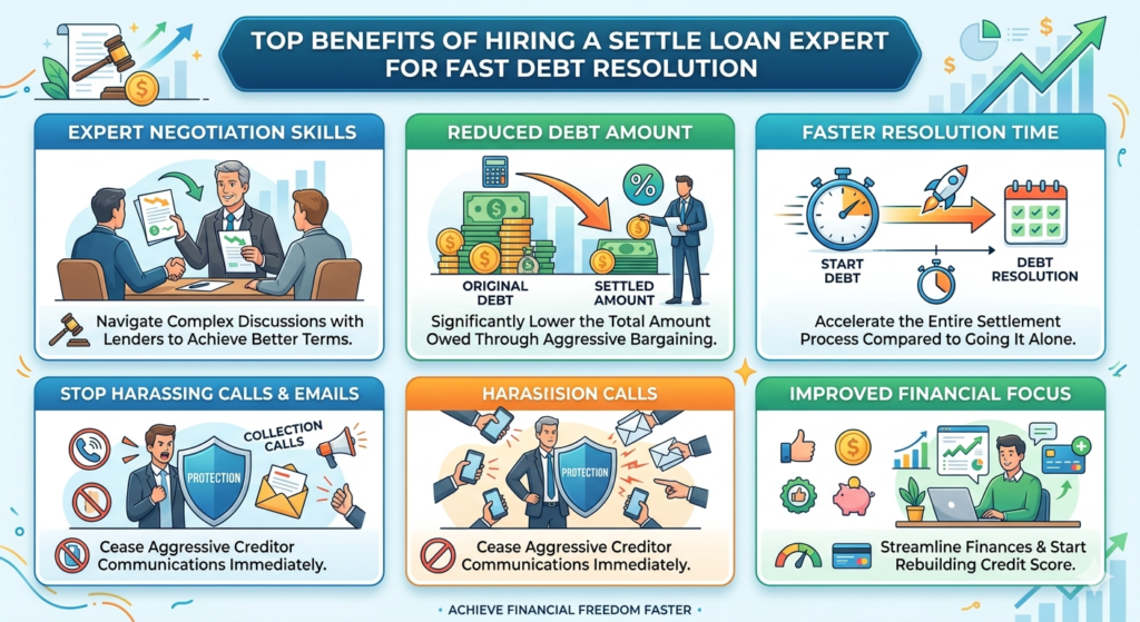 Top Benefits of Hiring a Settle Loan Expert for Fast Debt Resolution