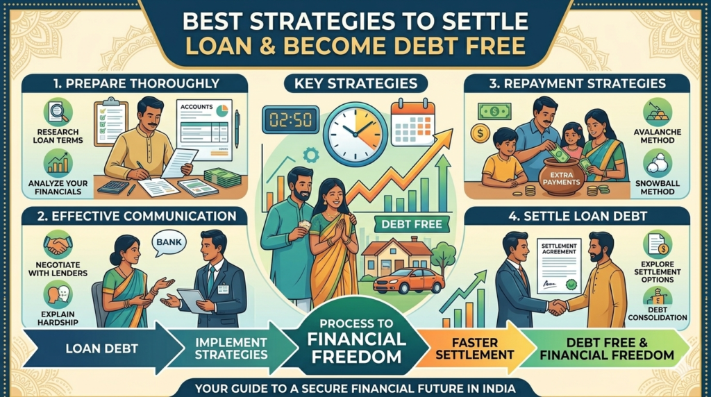 Best Strategies to Settle Loan and Become Debt Free